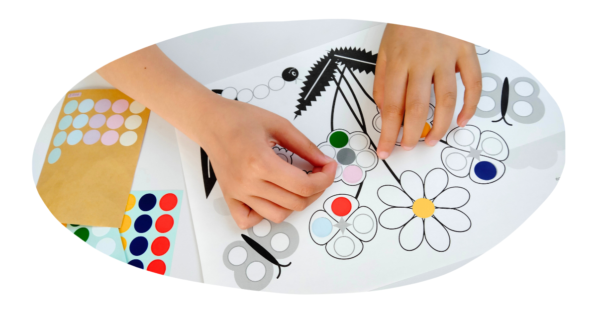 【無料】丸シール貼り台紙